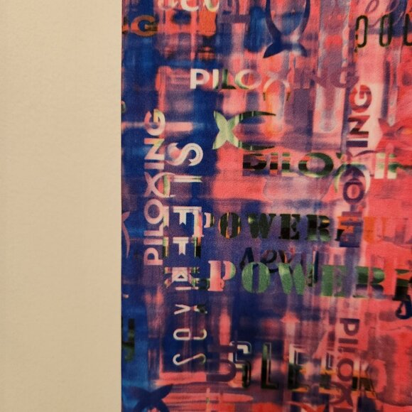 Piloxing Power Leggings All Over Colorful Print‎ Made-Brazil Mid-Rise Medium EUC - Picture 6 of 14